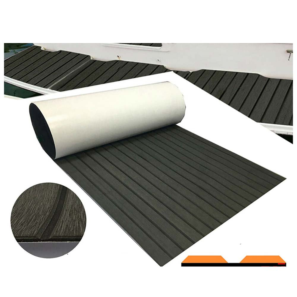 Charcoal Grey EVA Foam Boat Flooring Mat – Marine Carpet 240 × 90 cm