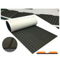 Charcoal Grey EVA Foam Boat Flooring Mat – Marine Carpet 240 × 90 cm