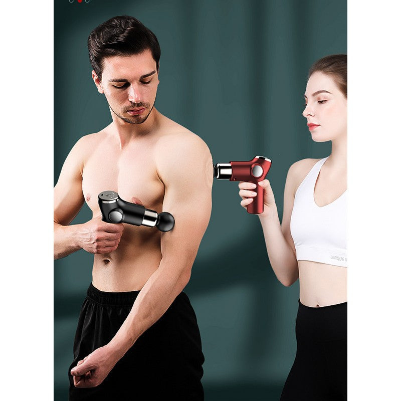 Mini LCD Deep Tissue Massager Portable Percussion Deep Tissue Massager for Muscle Recovery
