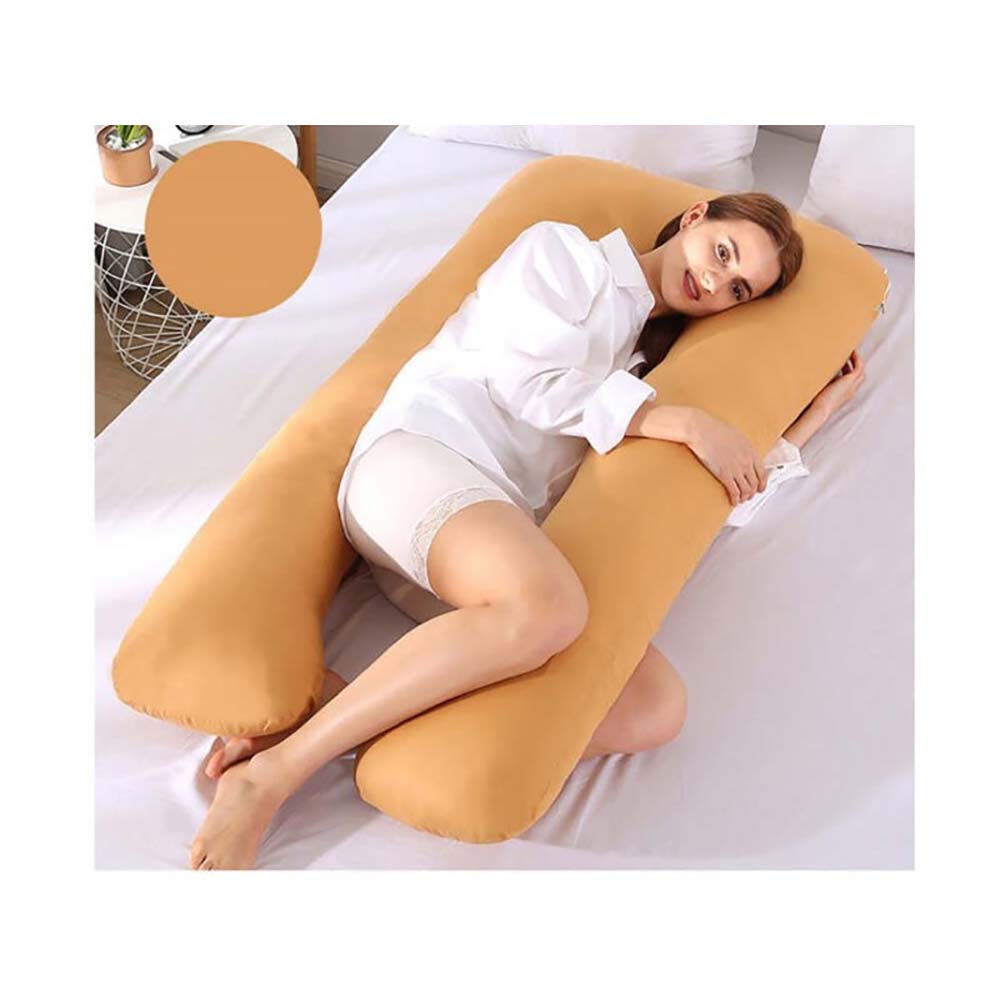 Pregnancy Pillow U Shape Maternity Pillow Full Body Support 100% Cotton Cover