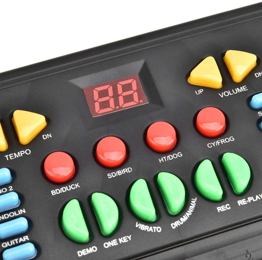 Keyboard Piano Toy 37-Key USB Keyboard Piano with Microphone