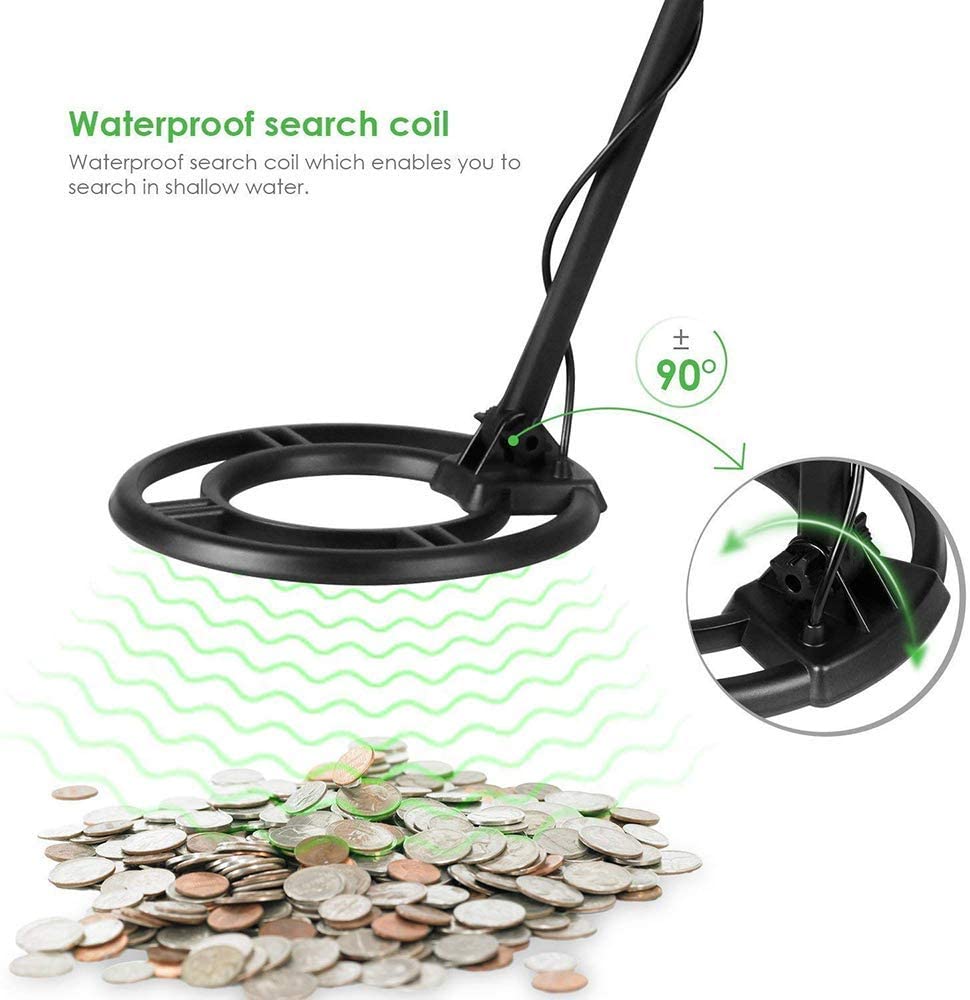 Underground Metal Detector – High Sensitivity Professional Gold, Silver, Copper, and Money Detector with LCD Display