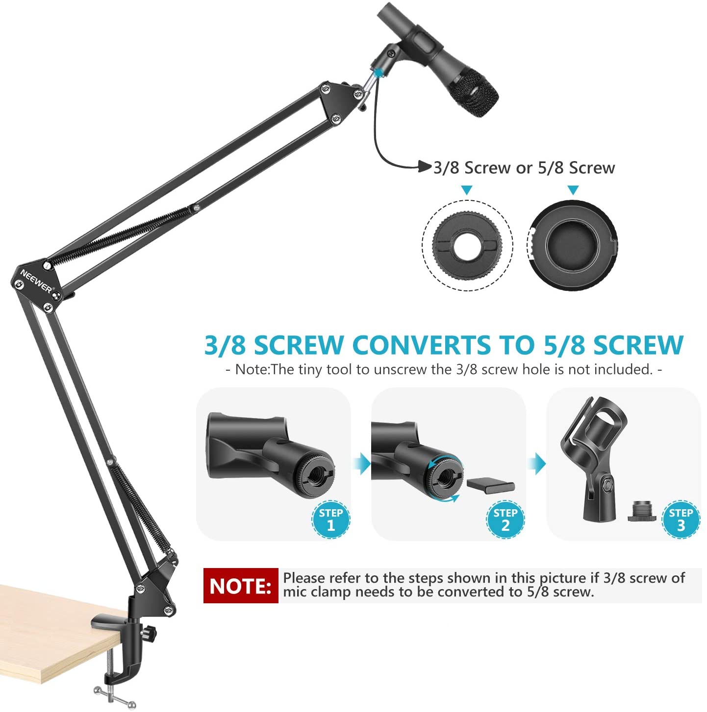 Microphone Boom Arm Studio Swivel