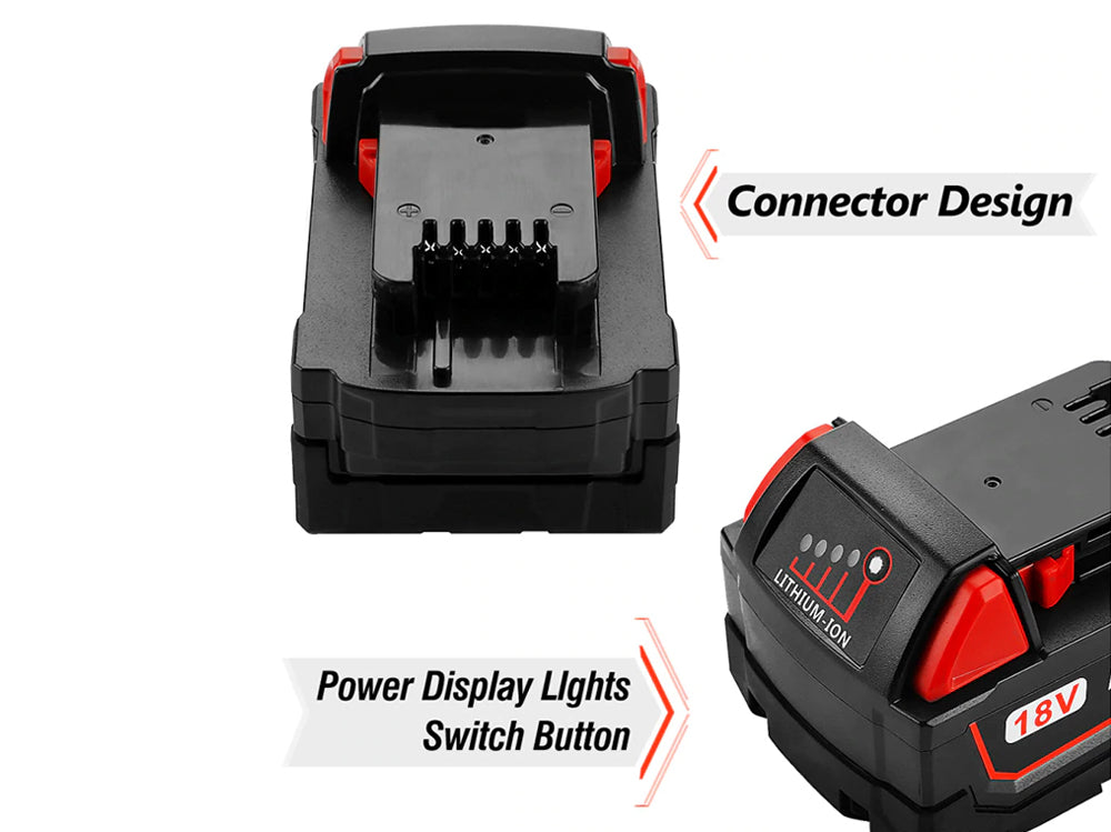 Milwaukee M18 Battery Replacement 4000mAh 18V
