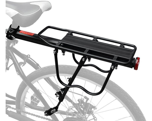 Bike Carrier Rack - Adjustable Rear Frame Bike Carrier for Cargo & Touring