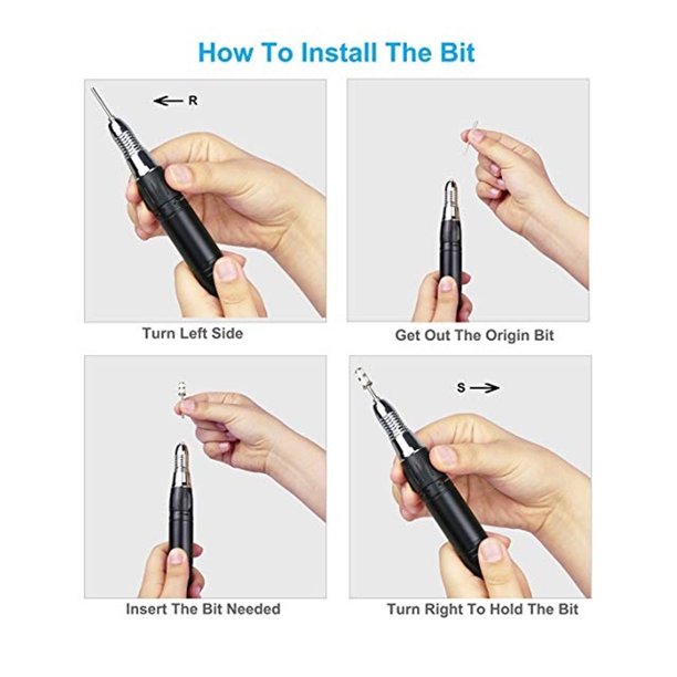 Electric Nail Drill Machine Nail File Drill Set for Acrylic Nails Gel Nail Glazing Nail Drill Nail Art Polisher