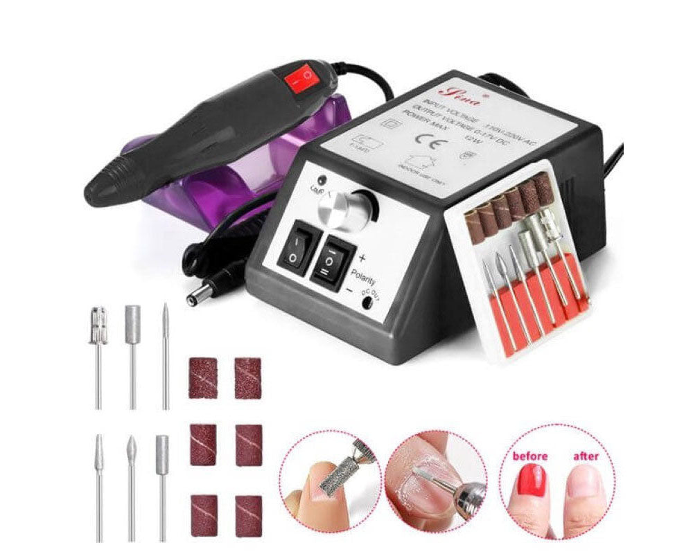 Electric Nail Drill Machine Nail File Drill Set for Acrylic Nails Gel Nail Glazing Nail Drill Nail Art Polisher