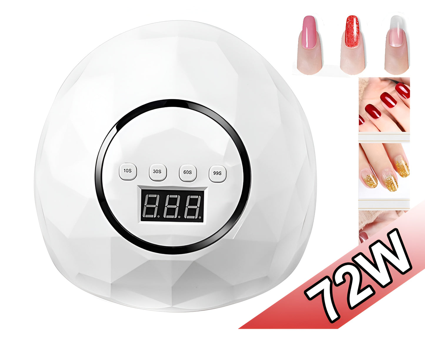 72W UV LED Nail Dryer Nail Lamp