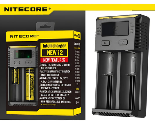 Nitecore Rechargeable Battery Charger i2