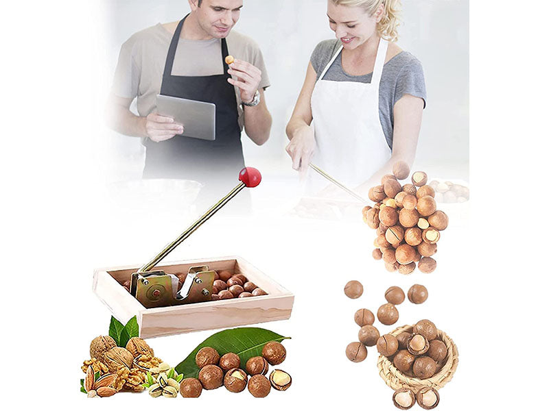 Manual Nutcracker Nut Peeling Machine Heavy Duty Nut Tongs Pecan Nut Cracker Opener Walnuts Tool for Walnuts Chestnuts Pecans Hazelnuts Almonds, Best Gifts