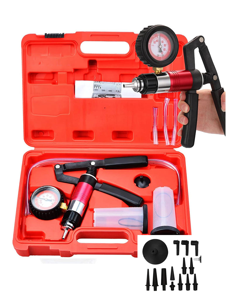 Brake Bleeder Kit Hand Held Vacuum Pump Tester