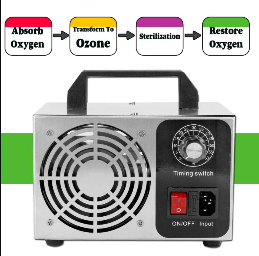 15G Ozone Generator Machine Air Filter Purifier Fan