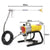 1800W 4500PSI High Pressure Airless Wall Paint Sprayer – Red Color