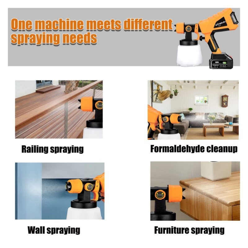 Cordless Electric Paint Spray Gun