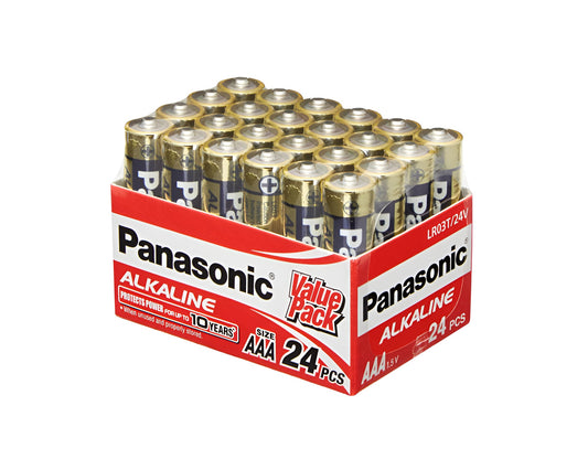 Panasonic AAA Batteries 24 Pack