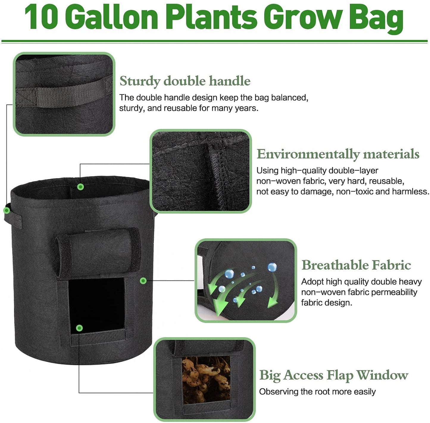 Fabric Pot Planter Grow Bags