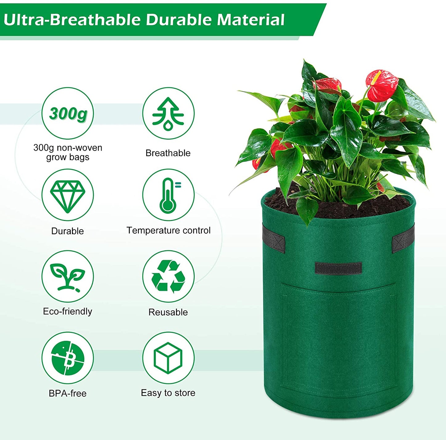 Fabric Pot Planter Grow Bags