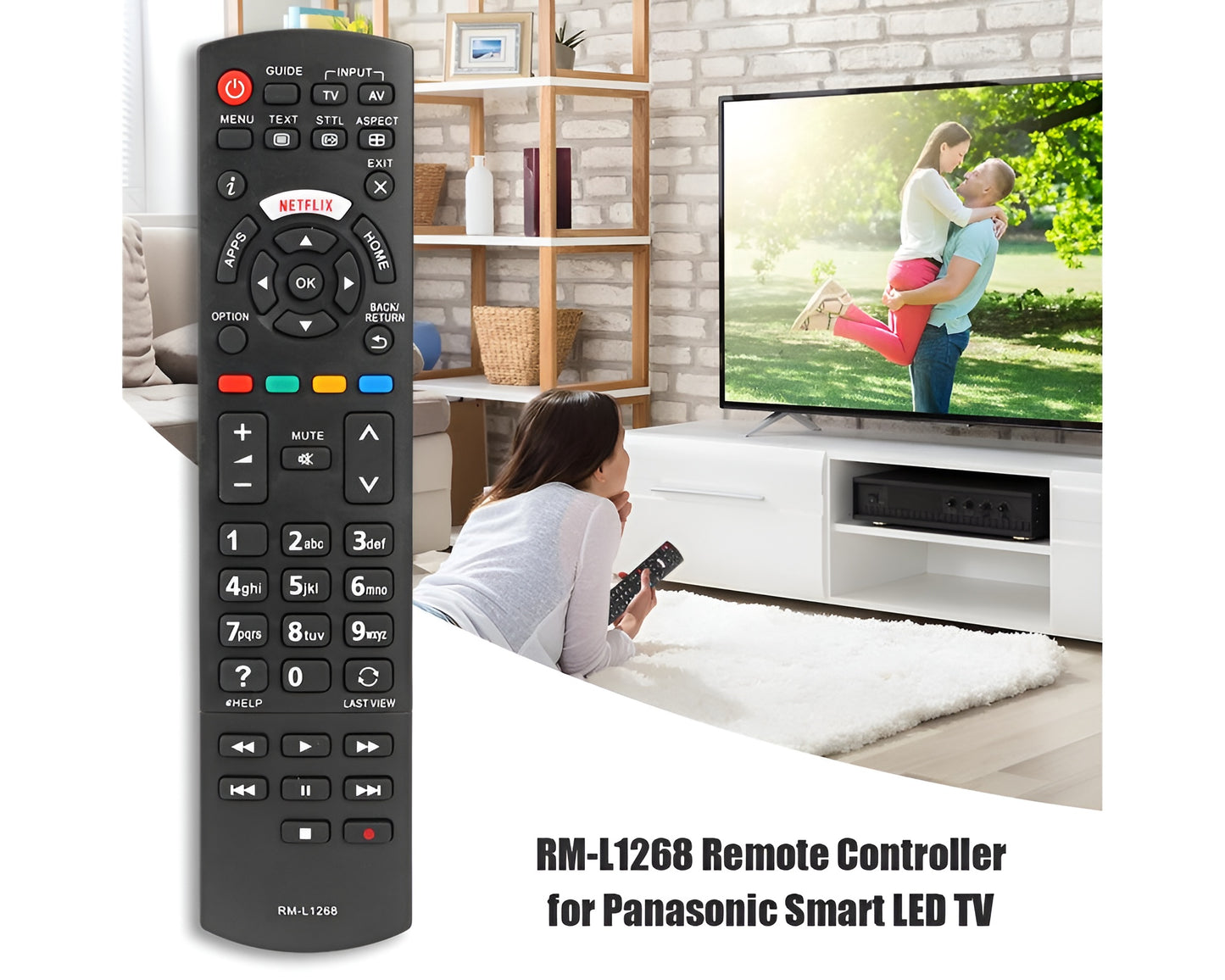 Panasonic TV Remote Effortless Control Panasonic TV Remote with Universal Smart TV Remote for Panasonic N2Qayb 00100 N2QAYB