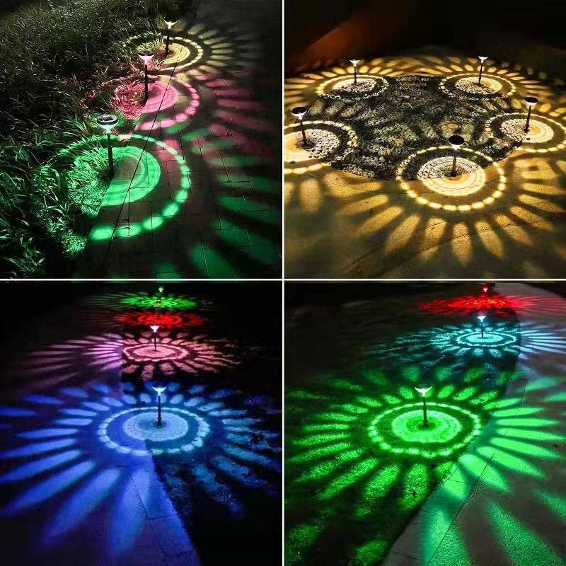 Pathway Outdoor Solar Lights 4Packs Decorative Garden Lights