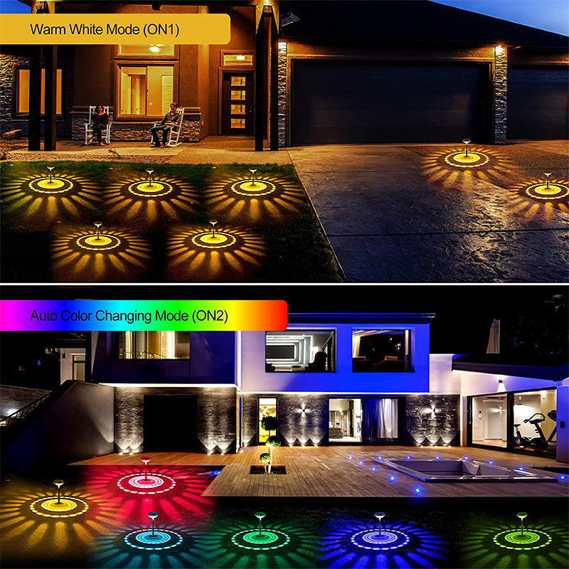 Pathway Outdoor Solar Lights 4Packs Decorative Garden Lights