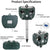 Solar Powered Ultrasonic Animal Repeller - Waterproof Outdoor Pest Deterrent for Raccoons, Cats, Dogs, Birds, Rabbits, Squirrels, Skunks, Deer, Rodents