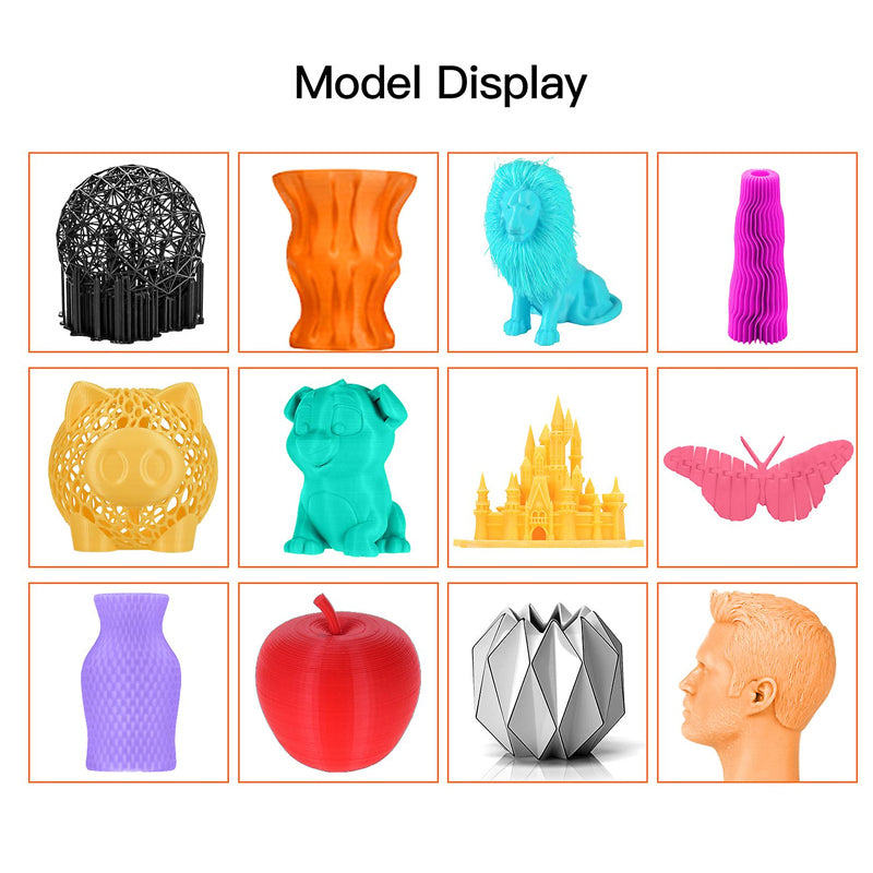 3D Printer 1kg 1.75mm PETG Filament - Eco-friendly Plastic Consumables for 3D Printing