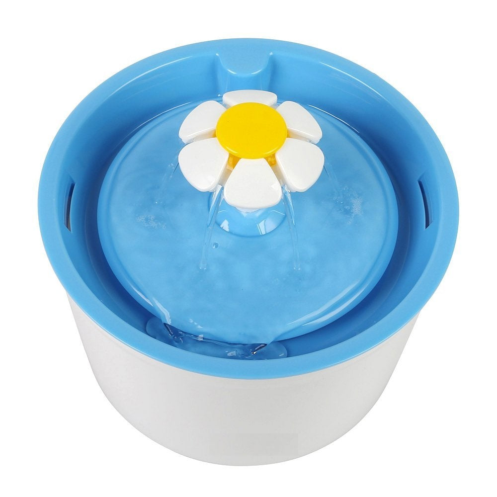 1.6L Pet Water Fountain Feeder Circulating Water Blue