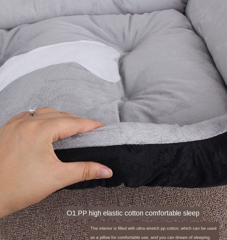 Dog Bed with Washable Cover