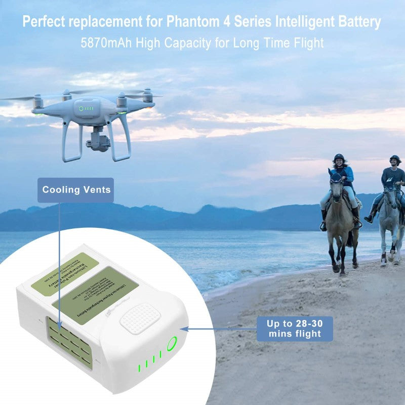 Dji Phantom 4 Pro Battery 5870Mah Intelligent Flight Battery