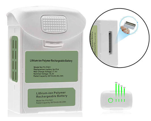 Dji Phantom 4 Pro Battery 5870Mah Intelligent Flight Battery