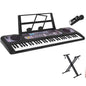 Keyboard Piano Stand with 61-Key Junior Keyboard & Piano Stand Set