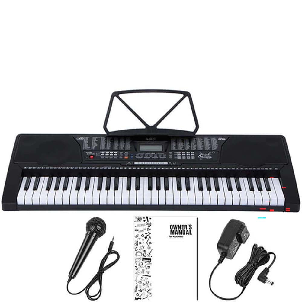 Keyboard Piano - MK-821 Keyboard Piano with LCD & 255 Rhythms