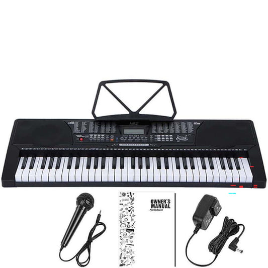 Keyboard Piano - MK-821 Keyboard Piano with LCD & 255 Rhythms