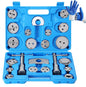 24pcs Heavy Duty Disc Brake Caliper Tool Set - Disc Brake Caliper Compressor Wind Back Tool Brake Spreading Tools