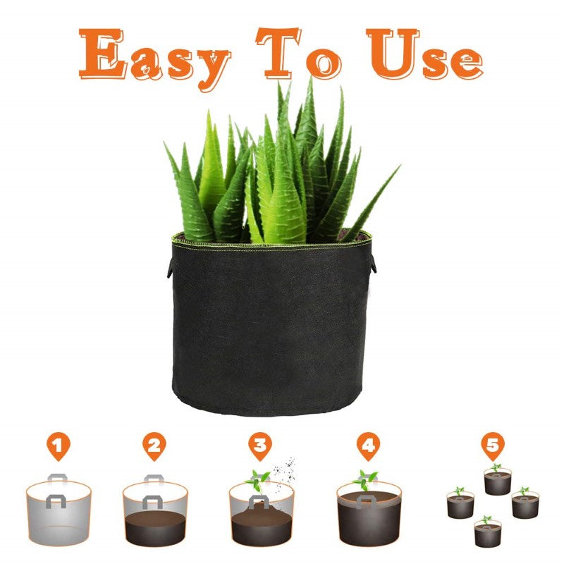 Plant Grow Bag 40x30cm 4 Pack, vegetable/Flower/Plant Growing Bags