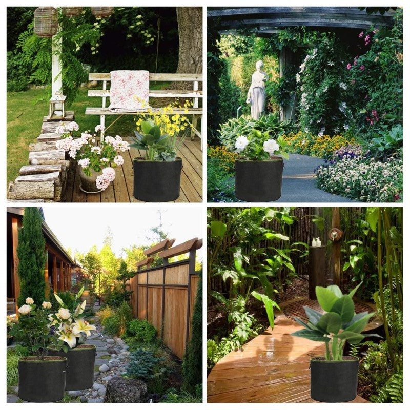 Plant Grow Bag 40x30cm 4 Pack, vegetable/Flower/Plant Growing Bags