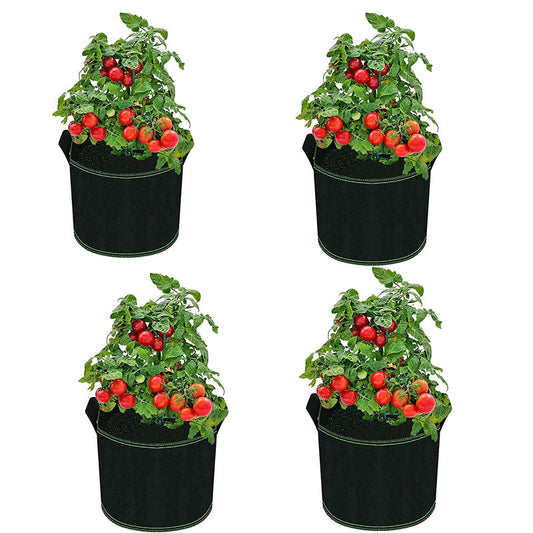 Plant Grow Bag 40x30cm 4 Pack, vegetable/Flower/Plant Growing Bags