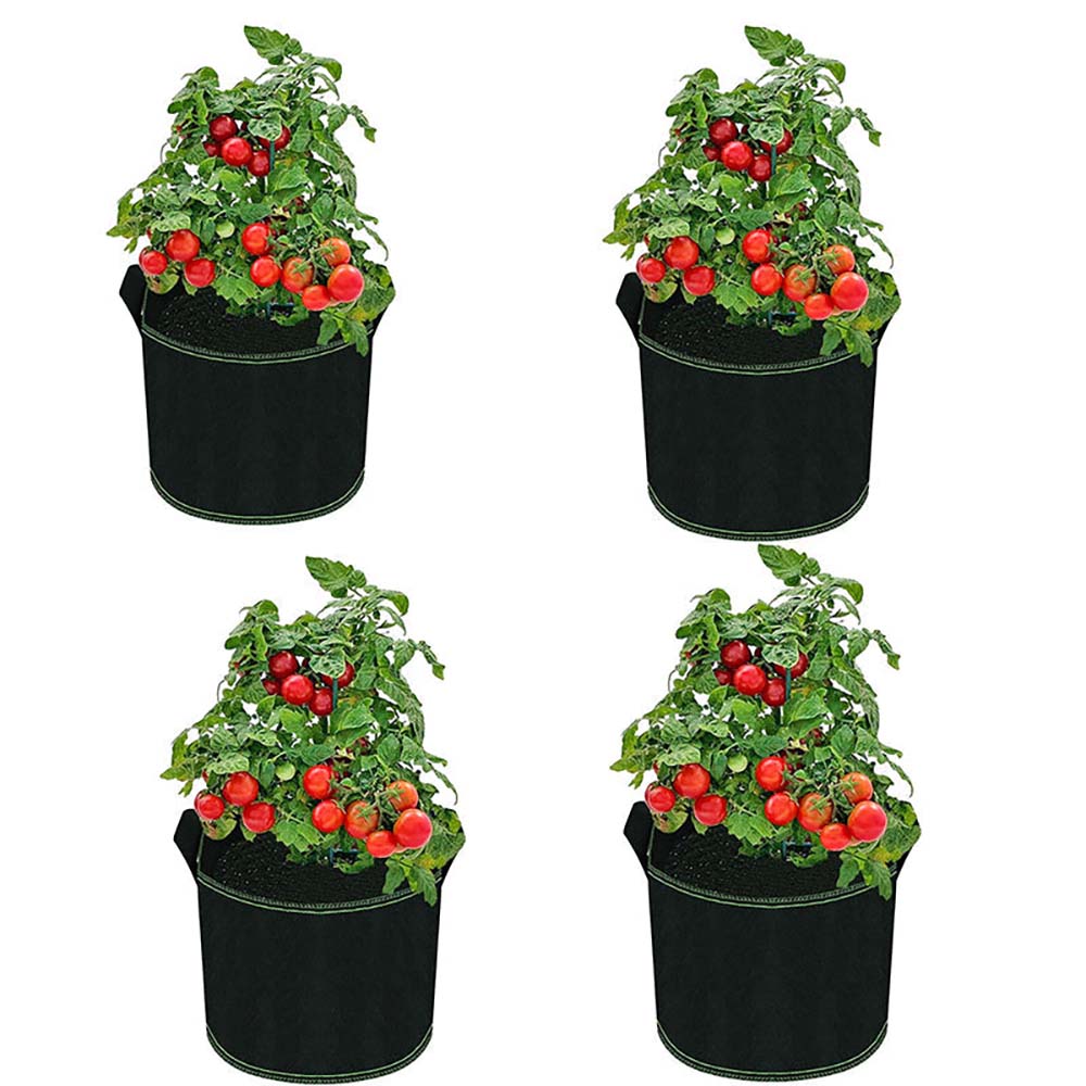 Plant Grow Bag 40x30cm 4 Pack, vegetable/Flower/Plant Growing Bags