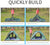 2-Person Pop Up Camping Tent – Lightweight & Windproof