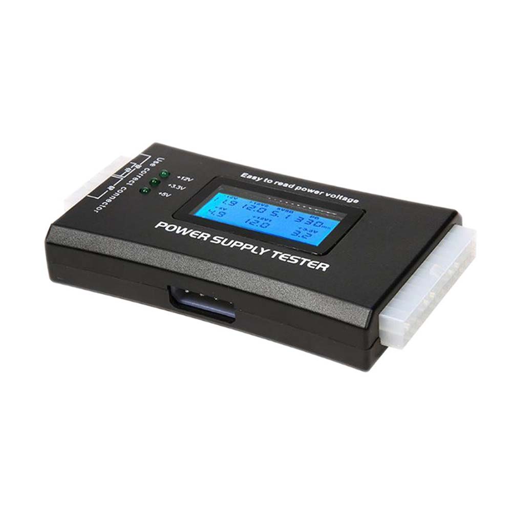Power Supply Tester Digital LCD 20/24 Pin PSU ATX BA4