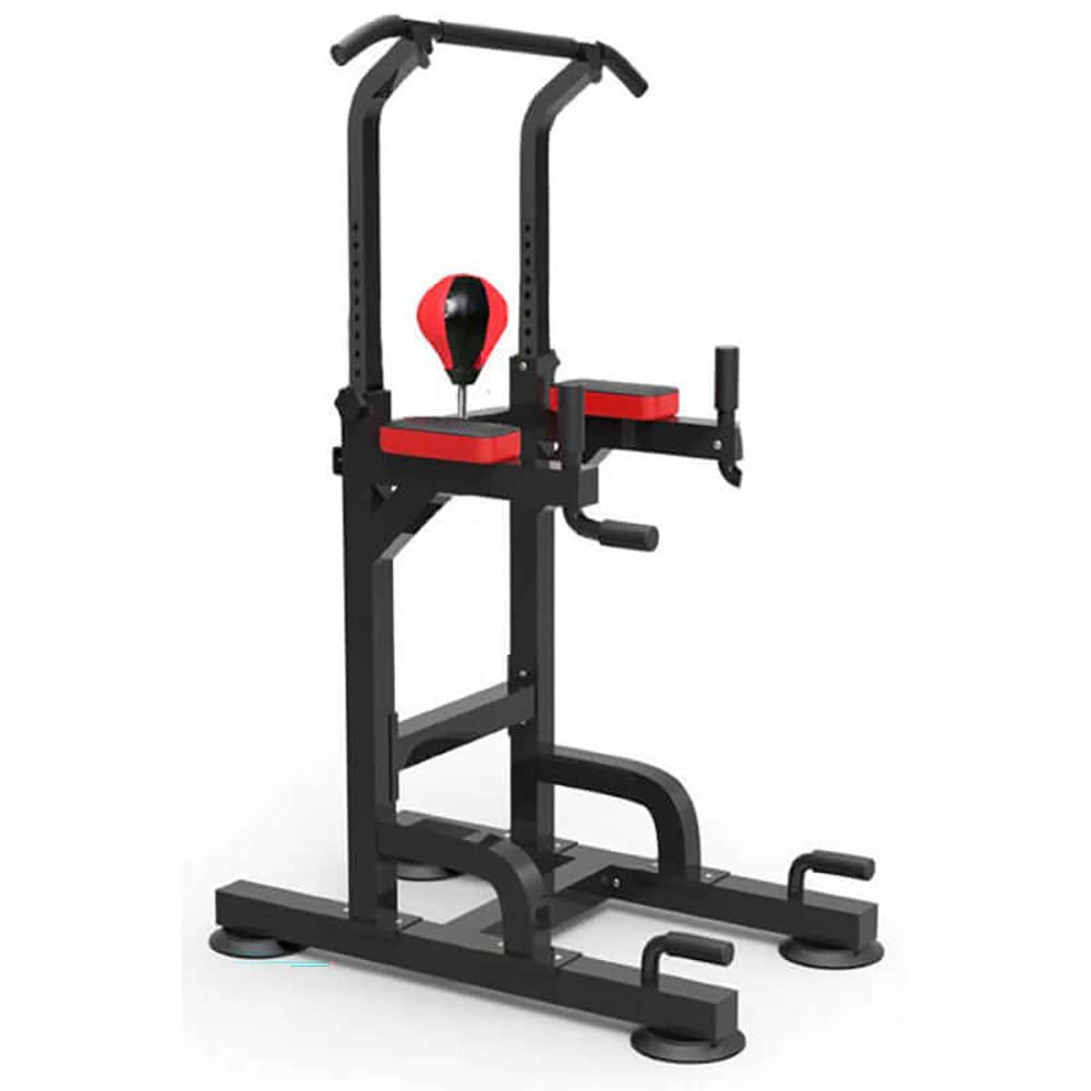 Dip Stand Power Tower Pull Up Bar Home Gym Workout Station 100KG Fitness Equipment