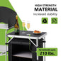 Folding Cooking Table Portable Outdoor Camping Kitchen with Storage Organiser