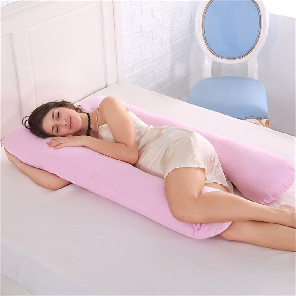 Maternity Pillow U-Shaped – Side Sleeping Pregnancy Pillow for Back & Belly Support