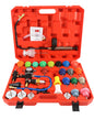 34Pcs Radiator Pressure Tester Kit Car Cooling System Leaking Refill Vacuum