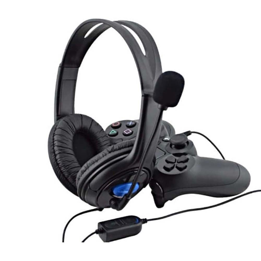 PS4 Headset Wired Game Headset Headphone with MIC