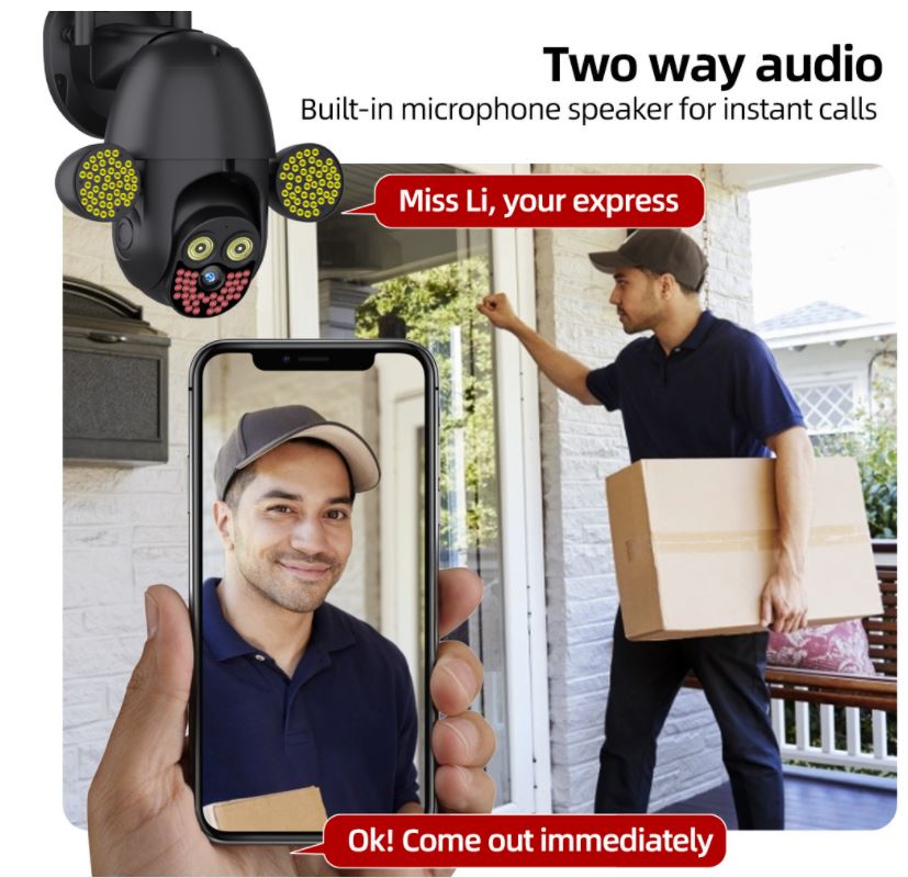 Wireless Security Camera Outdoor, Cameras for Home Security