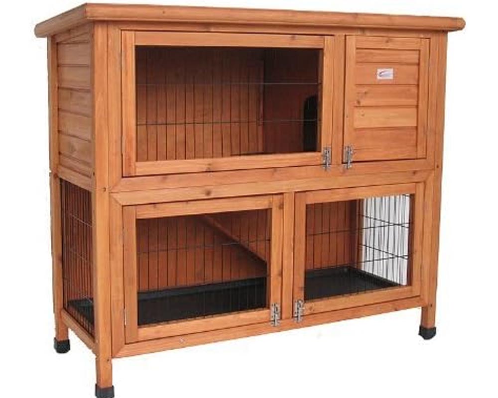 Wooden Rabbit Hutch Chicken Coop