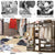 Clothes Rail Garment Rack – Bamboo Portable Closet with Storage Shelves and Hanging Rail (130x30x150cm)