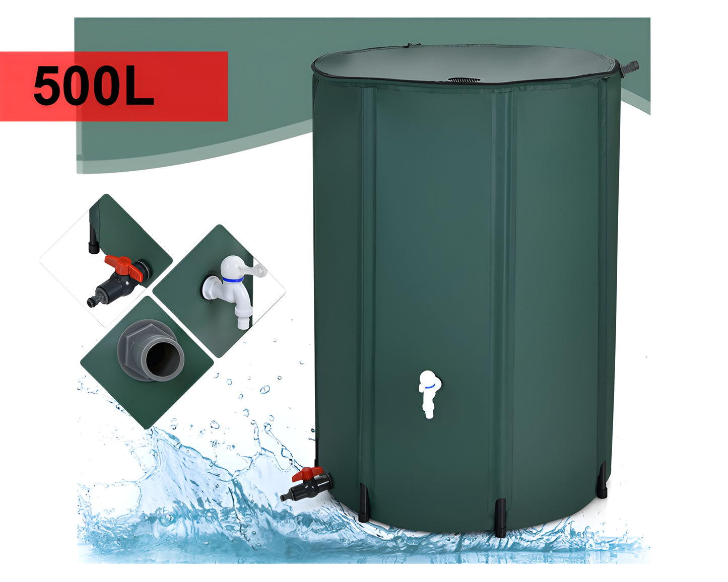 Rainwater Tank Barrel 500L