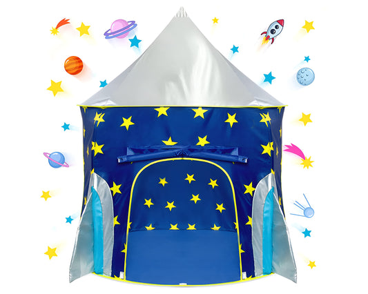 Foldable Pink Castle Play Tent
